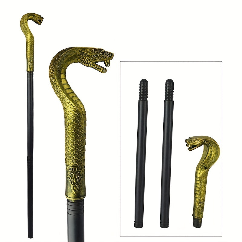 Vintage King Cane Walking Stick Cosplay Prop Halloween Costume