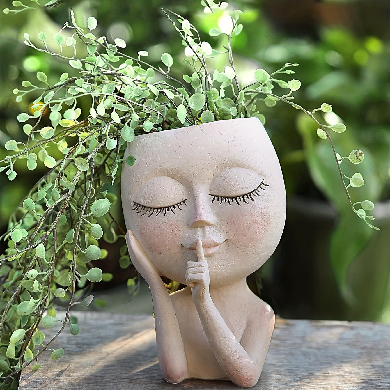 Nordic Character Garden Flower Pot - Ceramic Plant Pot