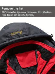 Fleece Liner Hooded Jacket Windproof Coat Women's Activewear