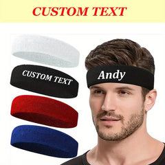 2pcs Custom Unisex Hair Band Headbands for Sports & Gym