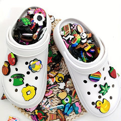 Cartoon Pattern Charms for Clogs Slides Sandals Shoes Accessories