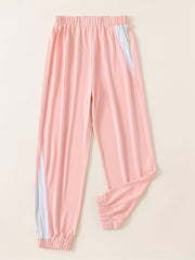 Girls' Colorblock Sweatpants Active Jogger Pants For Kids