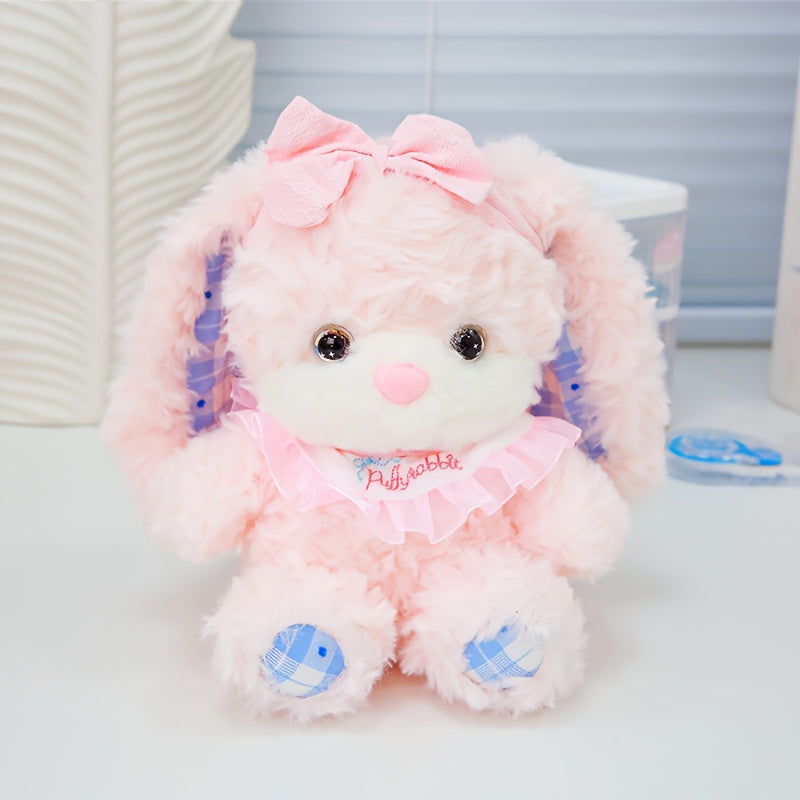 Cute 26in Teddy Bear and Rabbit Plush Toy Bunny Doll for Home Decor & Birthdays