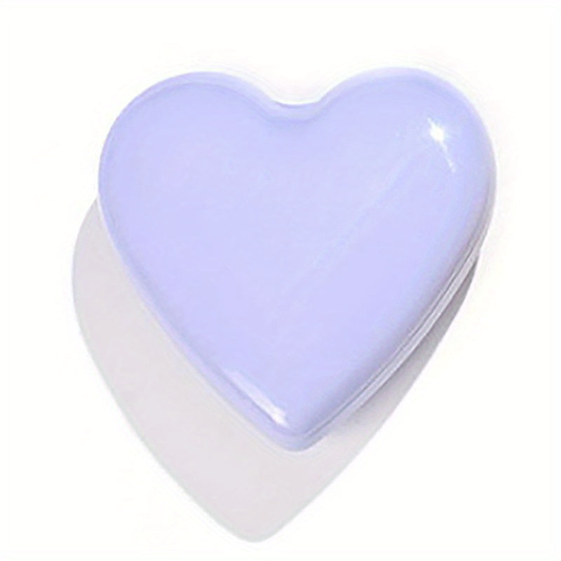 Heart Shape Folding Hair Brush Mirror Set Portable Travel Styling Accessories