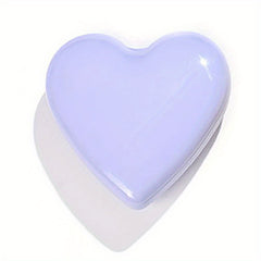 Heart Shape Folding Hair Brush Mirror Set Portable Travel Styling Accessories