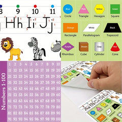 Custom Alphabet Number Line Desk Name Plates