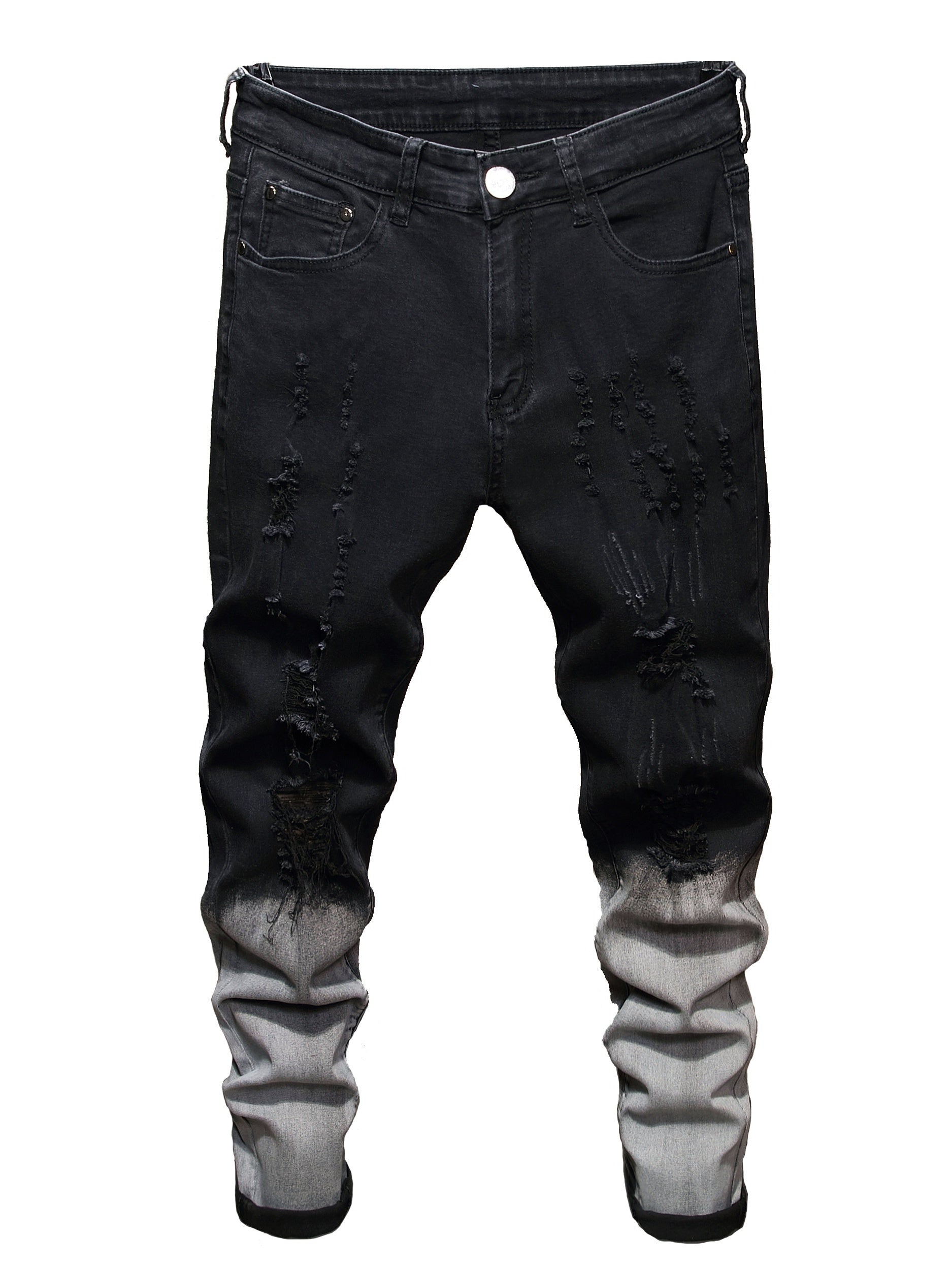Christmas Special Men's Slim Fit Ripped Denim Jeans