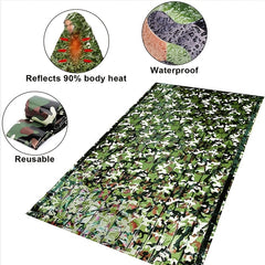 Emergency Blanket Aluminum Foil Sleep Bag for Survival