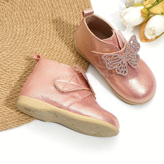 Casual Butterfly Boots For Girls Non Slip Boots For Indoor Outdoor Travel