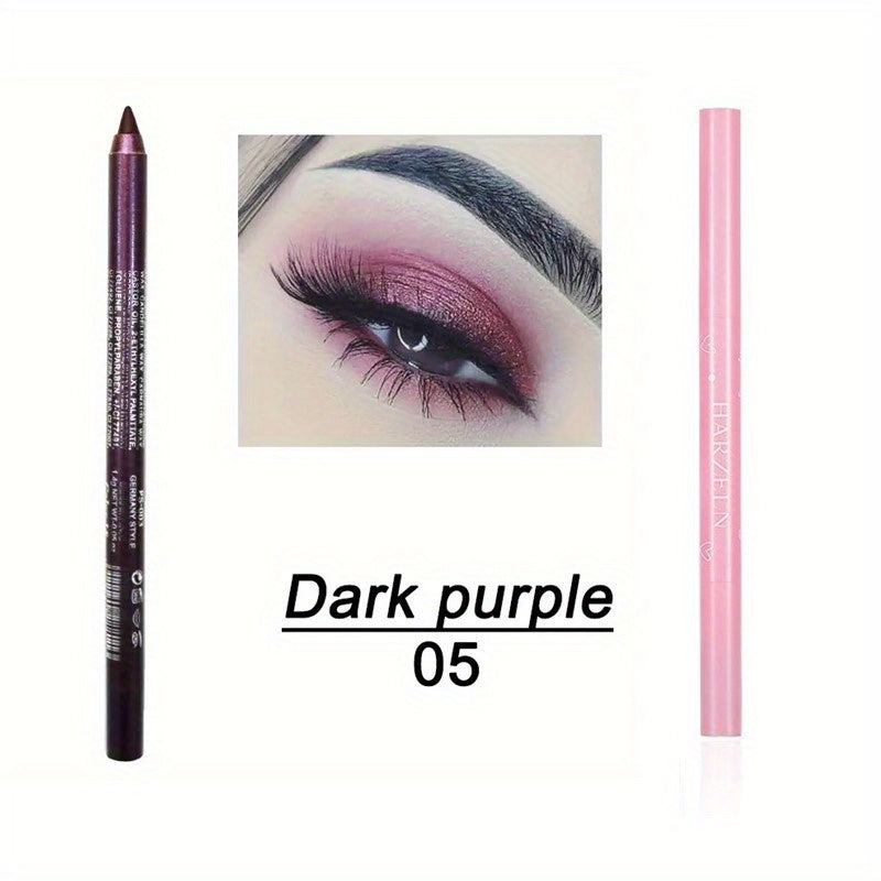 Glitter Eyeliner Gel Pen with Double Ended Brow Stick