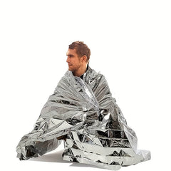 3pcs Windproof Waterproof Thermal Blanket for First Aid Outdoor Camping