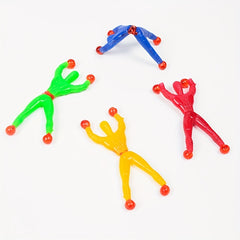 8pcs Wall Climbing Spiderman Toys Sticky Creative Holiday Party Supplies