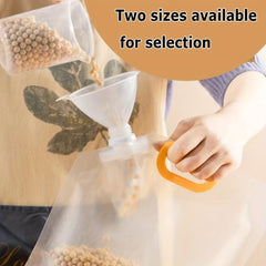 2pcs Spout Sealed Food Storage Bags Moisture Proof Stand Up Pouch