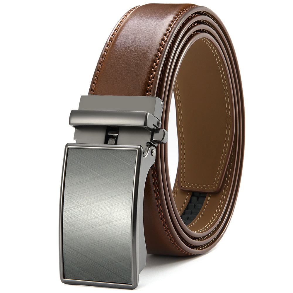 DOOPAI Mens Automatic Leather Ratchet Belts - Waistband For Men