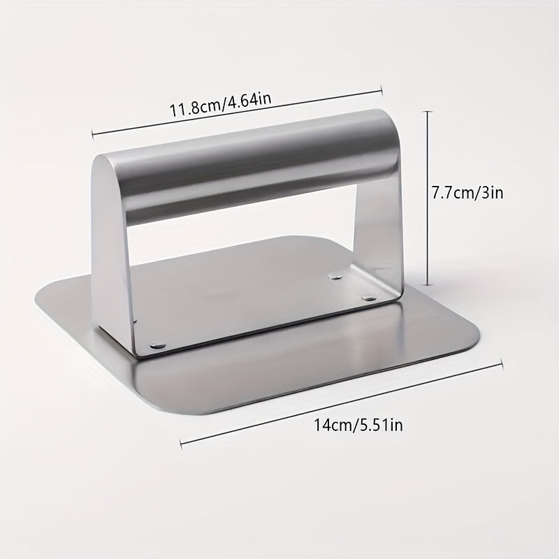 Stainless Steel Burger Press for Grilling and Frying