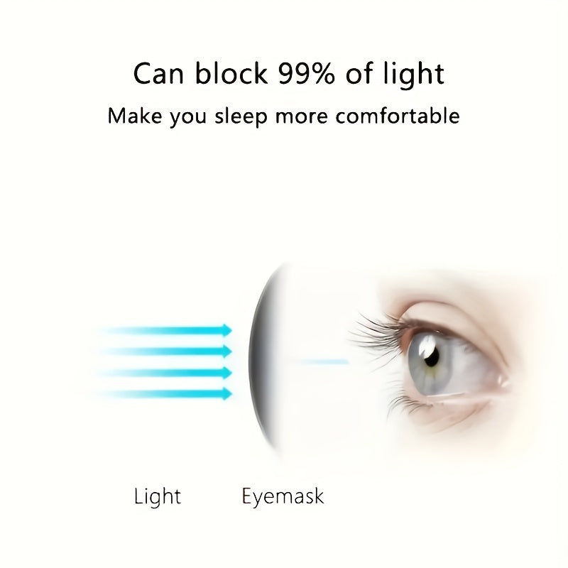 Adjustable 3D Sleep Eye Mask Breathable Comfortable for Women and Men