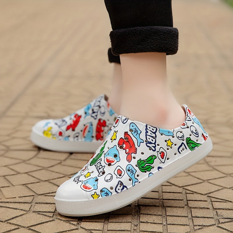 Boys Cartoon Print Water Shoes for Summer Outdoor