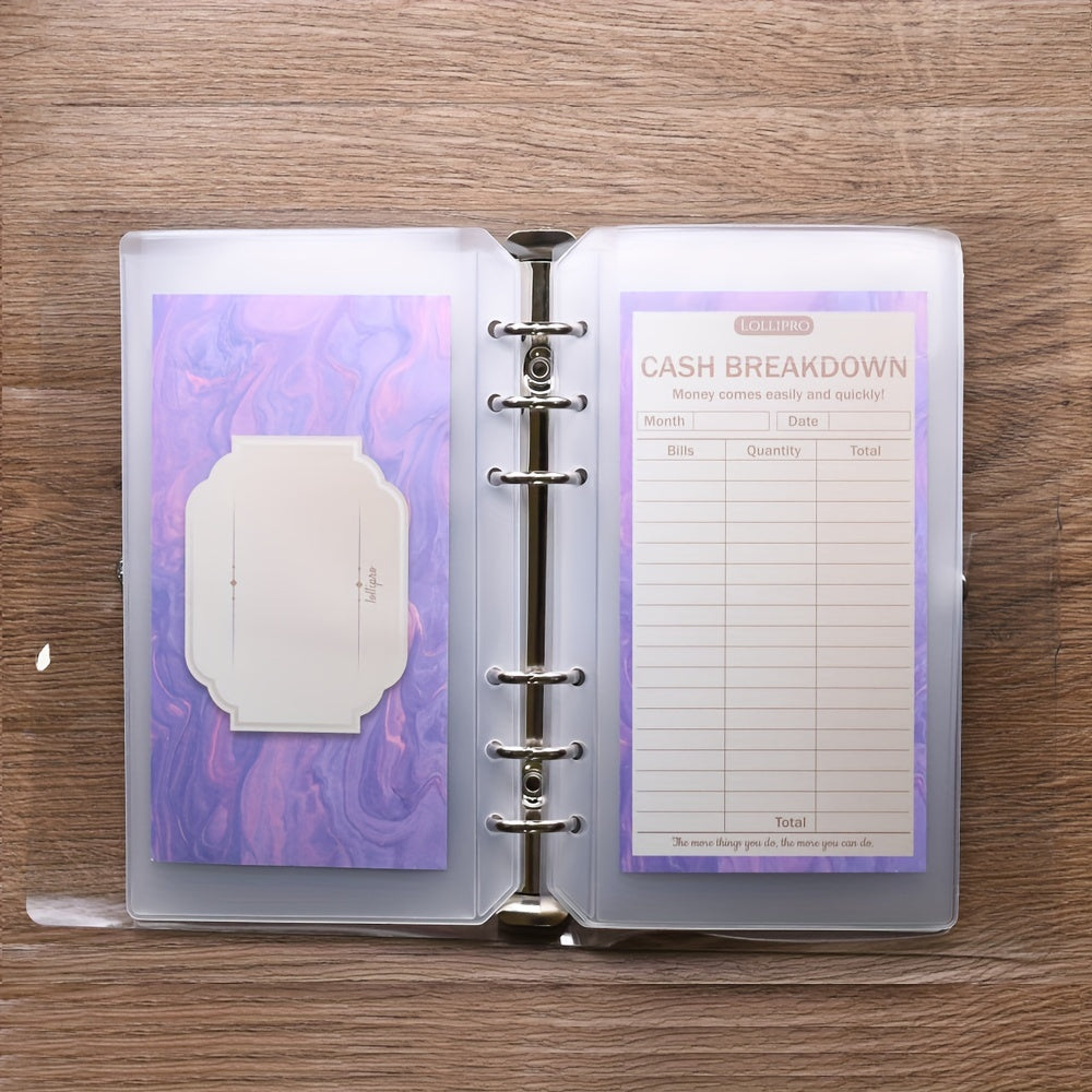 Budget Plan Book with Cash Bags, Category Cards, Stickers
