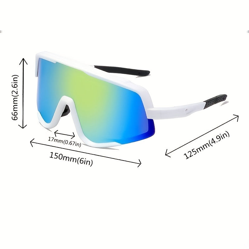 Men's Oversized Windproof Cycling Glasses Dustproof Sunglasses