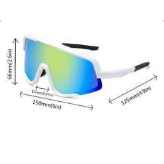 Men's Oversized Windproof Cycling Glasses Dustproof Sunglasses