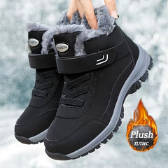 Women's Non-slip Thickened Walking Hiking Shoes - Warm Snow Shoes