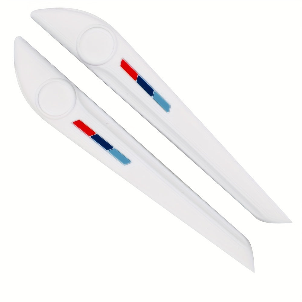 2pcs Car Door Edge Protector Rear View Mirror Anti Collision Stickers