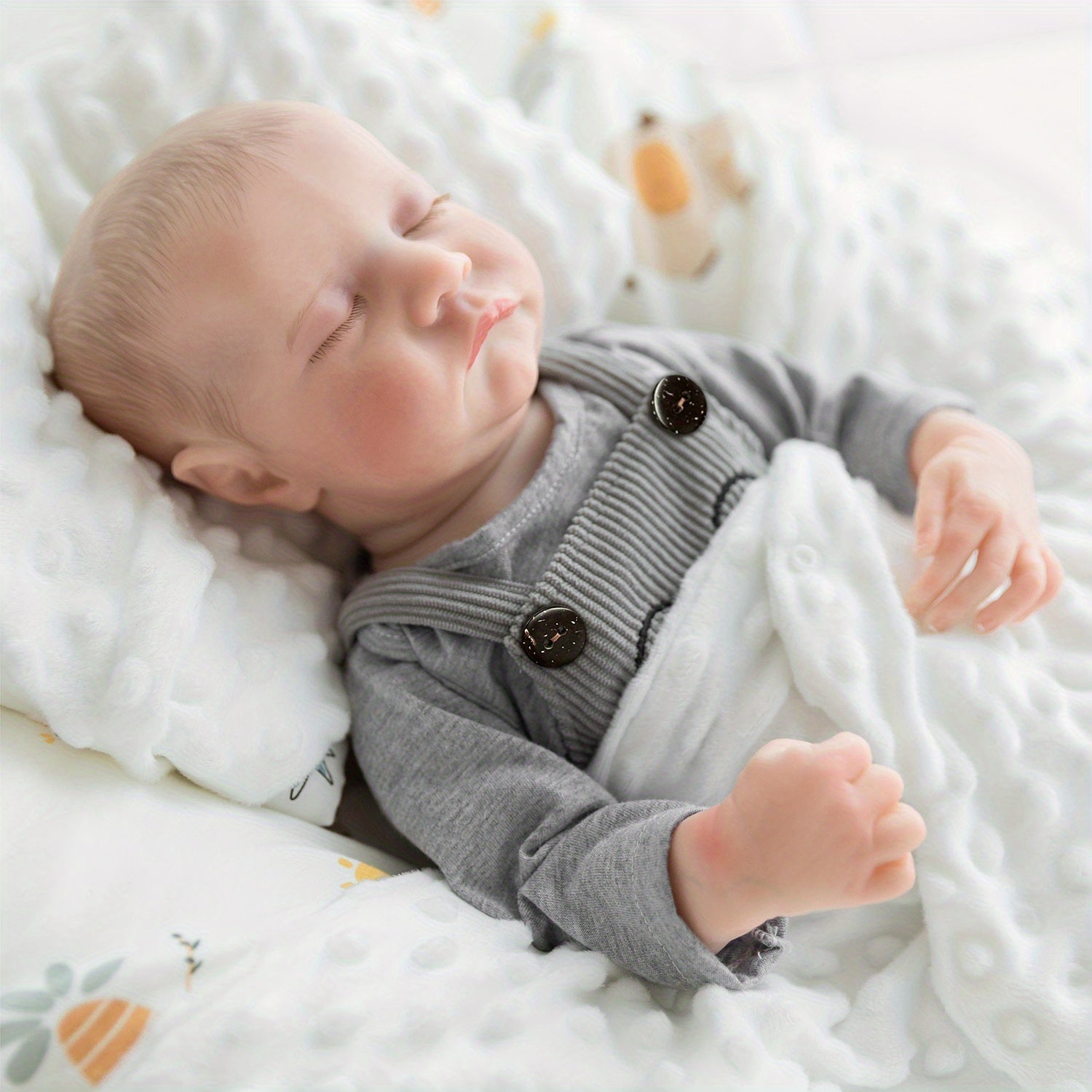 Realistic Newborn Soft Vinyl Baby Dolls Toy For Kids Age 3