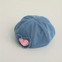 Kids Love Cowboy Beret Pumpkin Hat