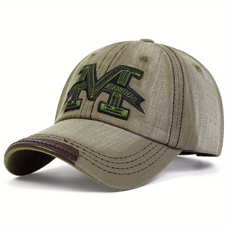 Embroidery Baseball Cap Hip Hop Sports Hat Adjustable Sunscreen Dad Hats