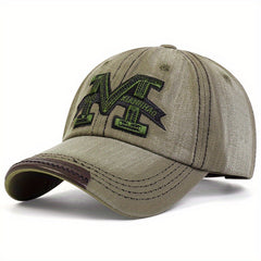 Embroidery Baseball Cap Hip Hop Sports Hat Adjustable Sunscreen Dad Hats