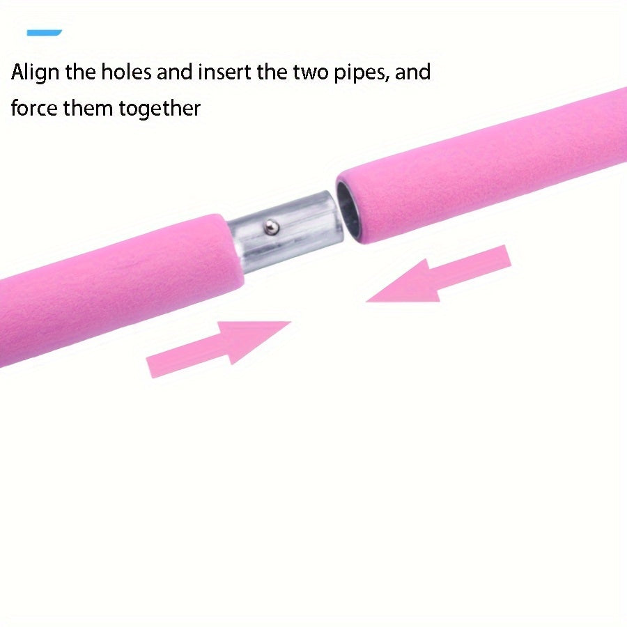Pilates Stick for Body Stretching with Tension Rope