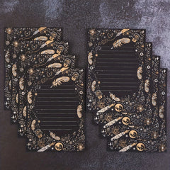 Retro Bronzing Envelopes and Letter Paper Set