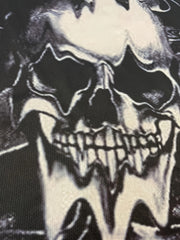 Skull All Over Print Men's Long Sleeve Novelty T shirt