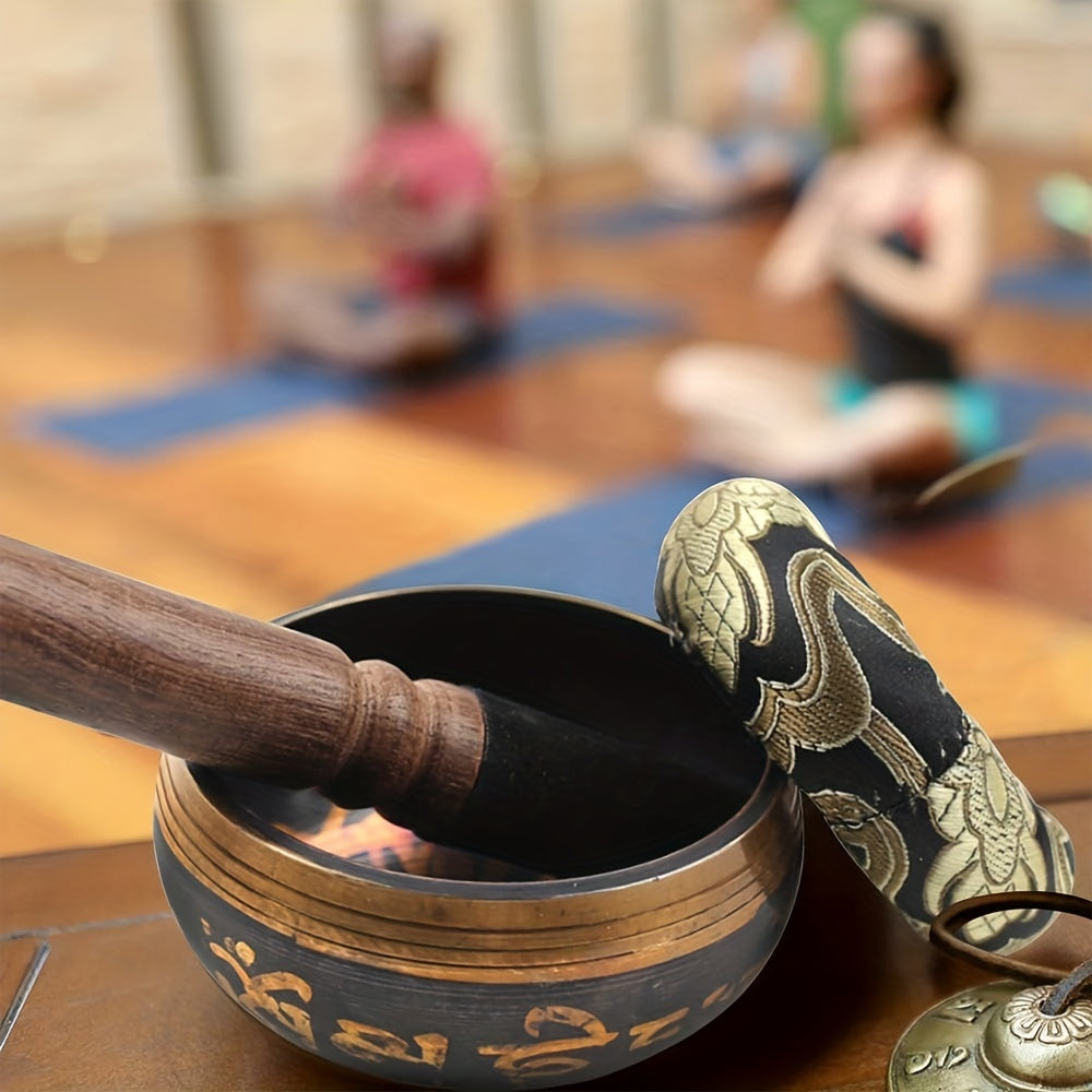 Singing Bowl Set 8 0 Cm Handcrafted In Nepal For Healing And Mindfulness