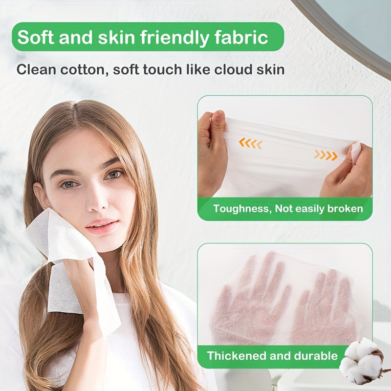 100/200pcs Compressed Towel Disposable Face Towel for Travel & Camping