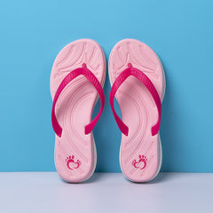 Women's Soft Sole Flat Flip Flops Beach Slides Shoes Casual Outdoor Slippers