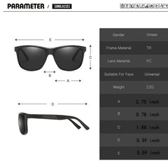 Polarized Sunglasses Retro Men's And Women's Cycling Sunglasses