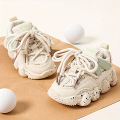 Girls Lightweight Lace Up Sneakers Anti Slip