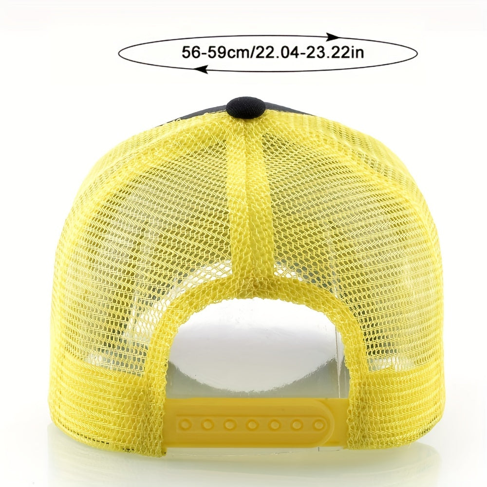 Bee Embroidery Baseball Cap Unisex Sun Hat Hip Hop Cap