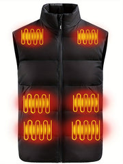 Men's Smart Heating Vest Warm Outdoor Vest Winter Clothing