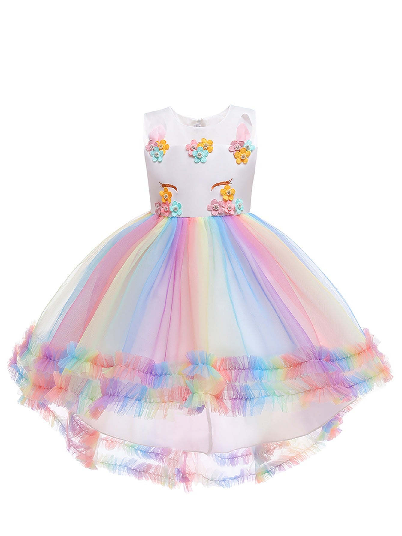 Unicorn Girls Princess Dress