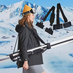 Adjustable Double Skiing Board Carrying Shoulder Strap