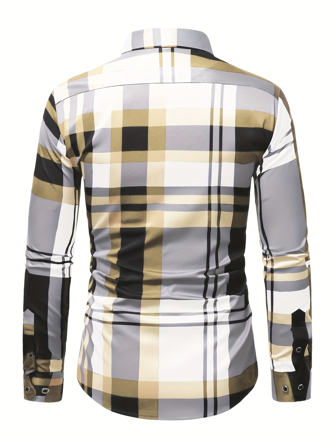 Mens Semi Formal Long Sleeve Shirt Spring/Summer
