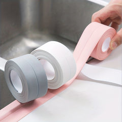 Decorative Self Adhesive Caulk Tape for Sealing Kitchen Countertop Sink