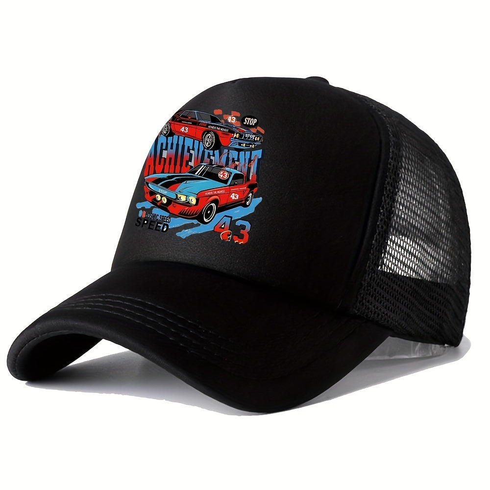 Colorful Print High Hat Baseball Cap Unisex Sunshade Hip hop Cap