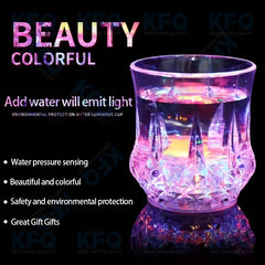 KFQ LED Wine Glasses Whiskey Cup for Parties Night Clubs Bars