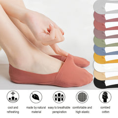 Invisible Ankle Socks Comfy & Breathable Thin Low Cut Boat Socks for Women