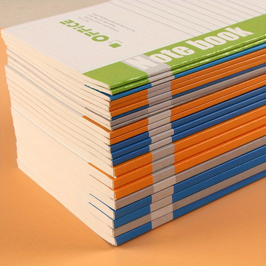 30 A5 Notebooks, 58 Pages, Assorted Colors, Lined, Students, School & Office
