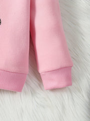 Sassy Mama Print Sweatshirt for Little Girls