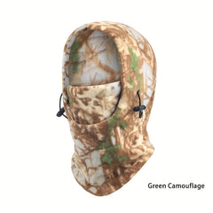 Camouflage Balaclava Winter Outdoor Fleece Hood Hat Windproof Cycling Mask